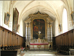 Eglise Saint Loup de Saint Loup Hors - Choeur et rétable